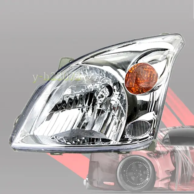 Left Passenger Chrome Headlight For Toyota Landcruiser Prado 120 Series 02-09 LH