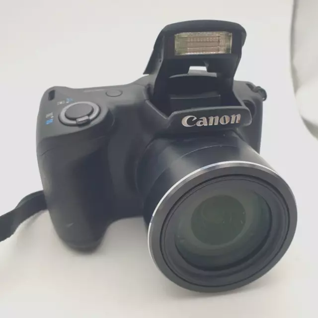 Canon PowerShot SX400 IS 16.0MP Digital Camera Black SD-card 8gb