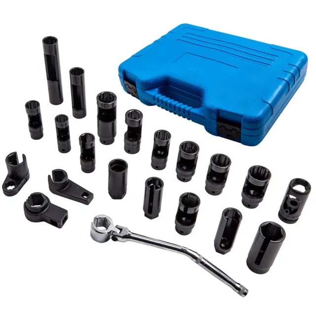 Oxygen Sensor Socket Remover Installer Extractor Tool Kit for Audi for VW