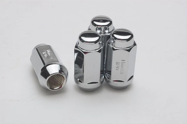 Gorilla Automotive 41128 Acorn Bulge Chrome Lug Nuts (12mm x 1.25 Thread Size) - Bulk Gorilla Automotive 41128 Acorn Bulge Chrome Lug Nuts (12mm x 1.25 Thread Size) - Bulk