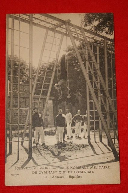 Joinville Le Pont Ecole Militaire Gymnastique Escrime Anneaux Equilibre (R435)