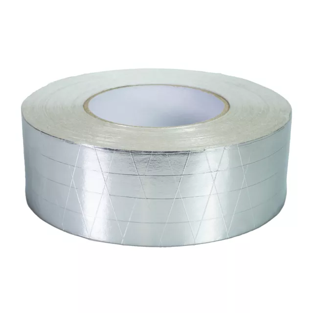 ARB5050 - Cinta de aluminio reforzada Cintas adhesivas de aluminio Plata 50mm x 2