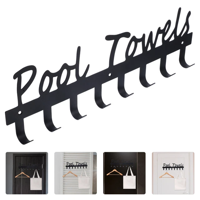 Outdoor Towel Rack Pool Towel Hook Wall Mounted Coat Rack Porch