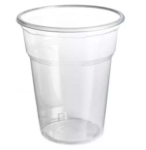 Ausschankbecher,Plastikbecher, Einwegbecher, Bierbecher, transparent  0,3 800St