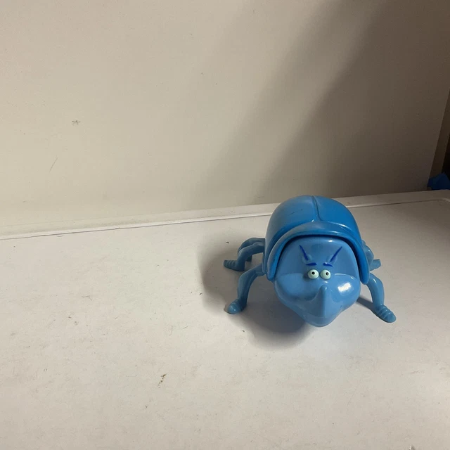 DISNEY FIGURE DIM Rhino Beatle A Bugs Life Wind Up Toy mcdonalds happy ...