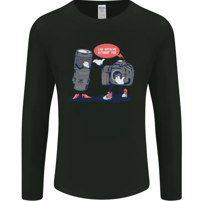 T-shirt da uomo Nothing Without You Photography Photographer a maniche lunghe