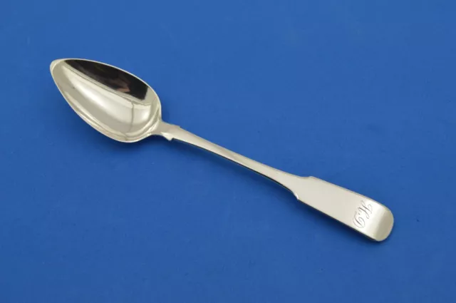 Scottish Provincial Solid Silver Teaspoon. R.G. Greenock . c1830