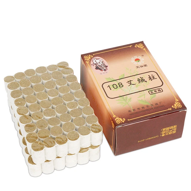 108 un. palos de moxibustión de terapia Moxa moxibustión rollos de moxa cura saludable