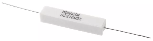 MONACOR LSR-82/10 Hochlast-Zementwiderstand, 8,2 Ω, 10 Watt Components,