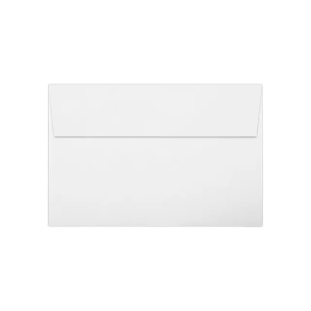 LUX Peel & Press Self Seal A9 Invitation Envelope 5 3/4" x 8 3/4" White 50/Pack