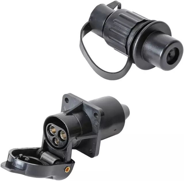 Spina rimorchio 3 pin e presa rimorchio 3 pin, 12 V 3 pin impermeabile TAEUYYM