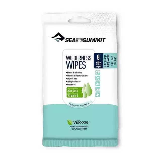 Sea to Summit Wilderness Wipes - Compact 12 Wipes