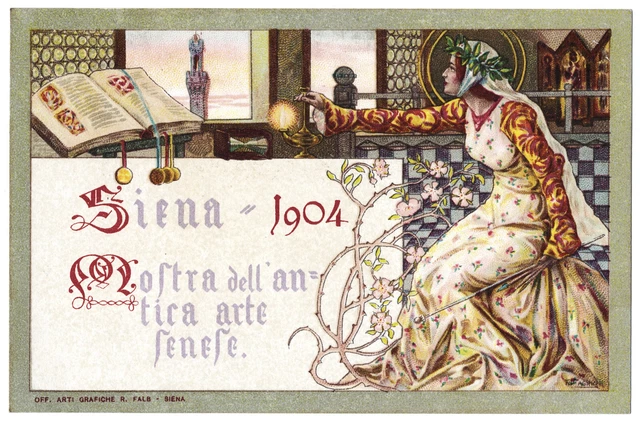 Toscana - Siena - Mostra Dell'antica Arte Senese - Cromolito - F.p. - 1904.