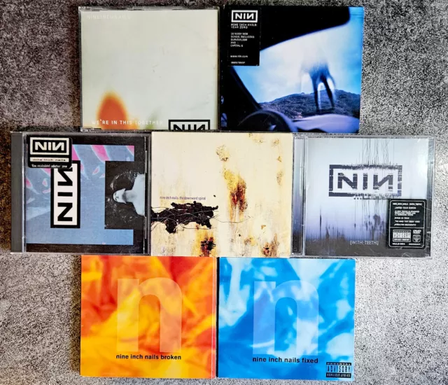 Nine Inch Nails Konvolut, 90er, CDs, Alben, Maxis, Sehr guter Zustand, s. Bilder