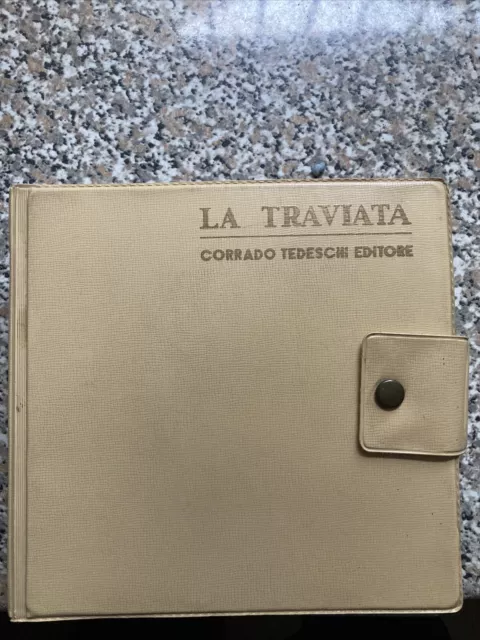 45 GIRI LA TRAVIATA OPERA In 14 Dischi Corrado Tedeschi Editore Completa