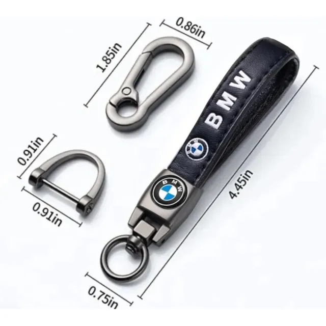 BMW Luxury Leather Keychain Keyring Bmw Logo 2