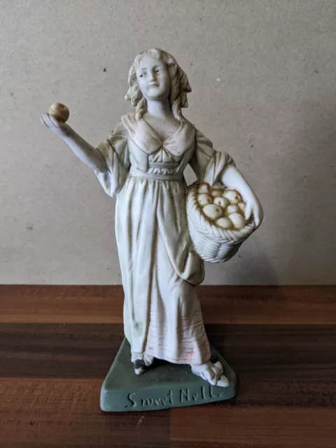 Antique Porcelain Bisque lady figurine Sweet Nell 6"