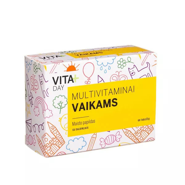 VITADAY Multivitaminico Multiminerale Complesso per Bambini 60 Compresse