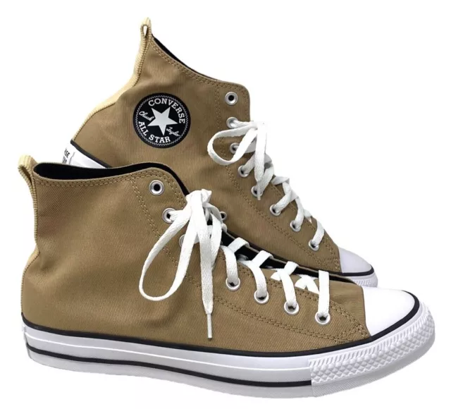 Converse Chuck Taylor High Top Shoes For Men Nomad Khaki Canvas Sneakers A02780F