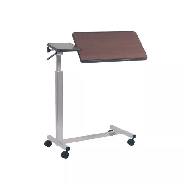 Tavolino per letto due piani RS890 Marrone e Naturale