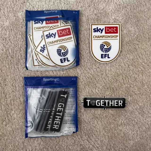 2022-24 Sky Bet EFL Championship Official Player Issue Size Football Soccer  Badge Patch