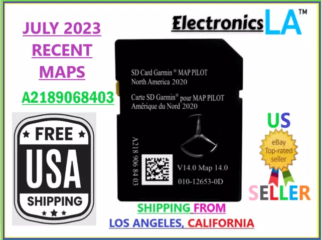 🔥Navigation SD Card For Mercedes Benz A2189068403 Garmin Pilot CLA GLA 2020