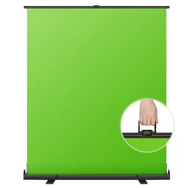 Neewer grüner Bildschirm Hintergrund, zusammenklappbarer Chromakey Hintergrund
