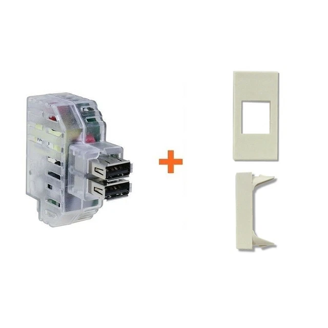 Bianca 687080 Steckdose 2P+T – 10/16A, 2-fach, Weiß, Bipasso