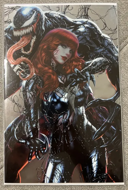 Amazing Spiderman #28 Ariel Diaz Foil Virgin Variant Venom Mary Jane