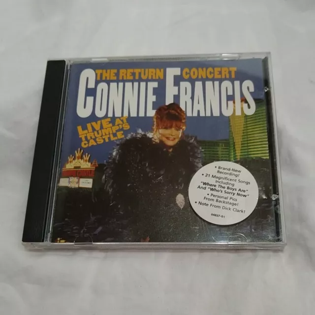 Francis, Connie : Return Concert-Live at Trumps Castle CD.           (cd5)