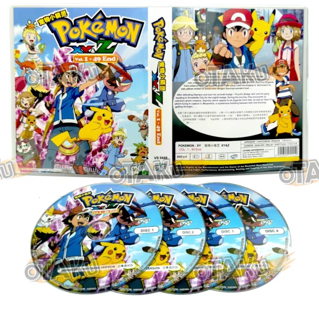 ANIME DVD~Pokemon XY+XY&Z(1-141End)English subtitle&All region+FREE GIFT