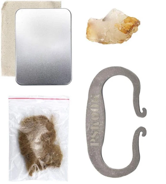 Flint and Steel Single High Carbon Steel Fire Striker English Flint