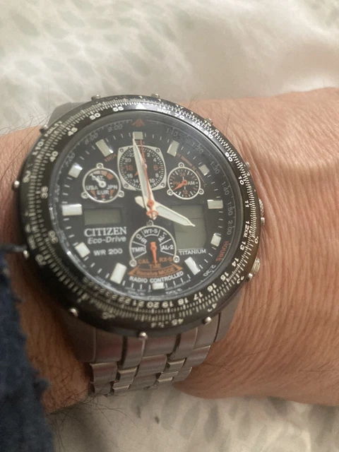 Citizen promaster skyhawk titanium hotsell