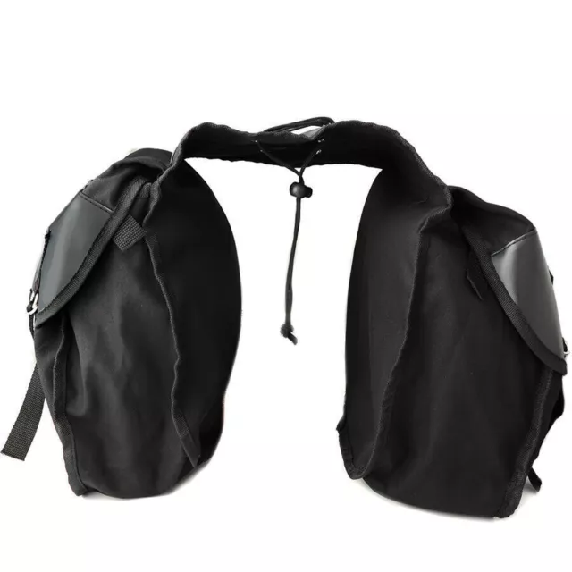 Moto Arrière Sacoches Bagages Pack pour Yamaha Honda Cafe Racer Sac Pannier 3