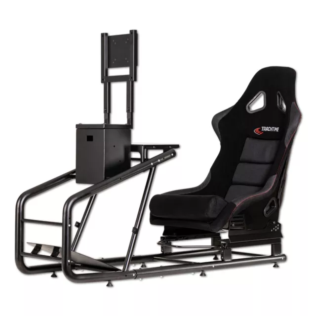 TrackTime Race Rig TT07 Stabiler Sim Racing Rennsitz für PC Playstation und Xbox