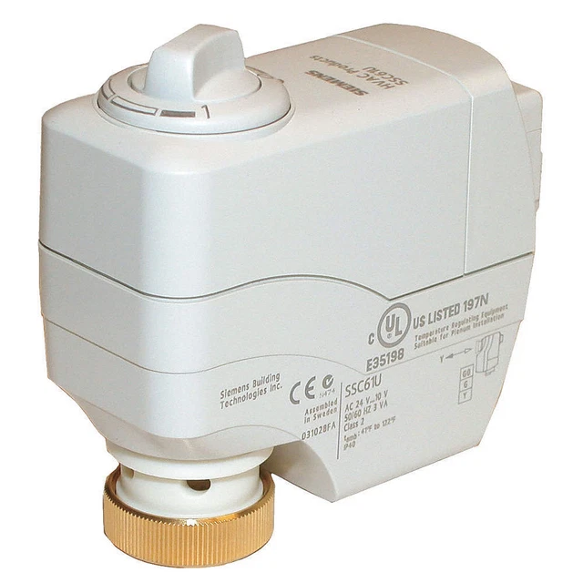 SIEMENS SSC61.5U Valve Actuator,24V,Spring Return