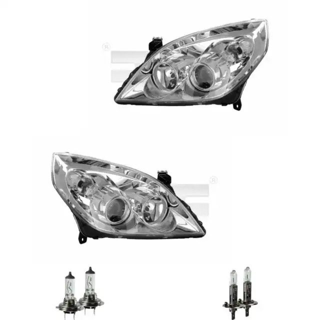 Headlight Set H1/H7 for Vauxhall Vectra C Caravan Signum Incl. Osram Lamps