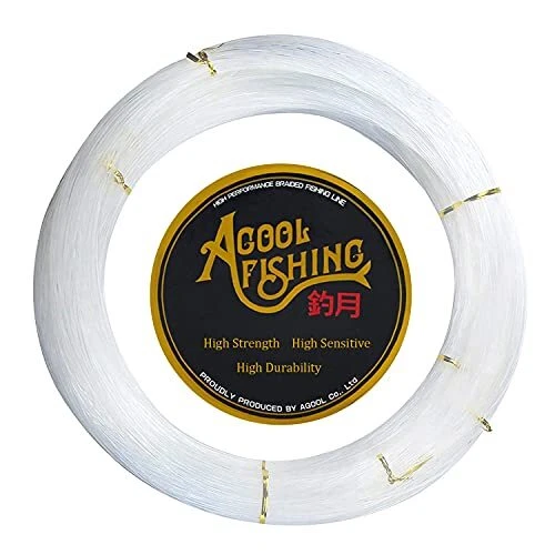 Monofilament Fishing Line Clear Super Power NO Memory Nylon Fishing Leader