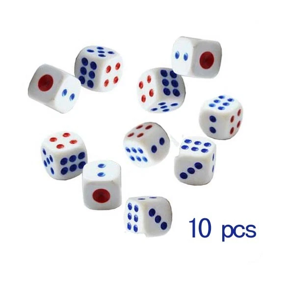 Hot Verkauf 10 Stück 10mm trinken Würfel Unterhaltung Spielzeug Glücksspiel Wür 2