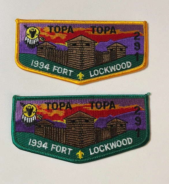 OA 291 Topa Topa Lodge Flap Lot S59 S60 1994 Fort Lockwood Set