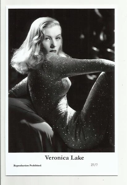 (Bx32) Veronica Lake Swiftsure Photo Postcard (27/7) Filmstar Pin Up Glamour