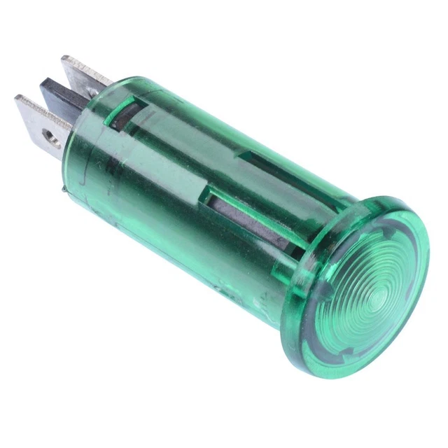 Vert 12V 12.5mm Panneau Indicateur LED Lumière