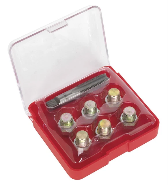 Sealey Tappo Scarico Olio Filo Riparazione Set - M13 VS613