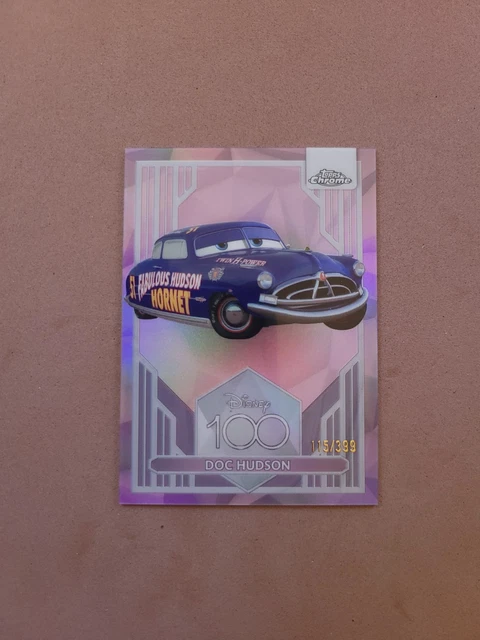 2023 TOPPS CHROME Disney 100 Doc Hudson #85 PSA 10 Base 1st