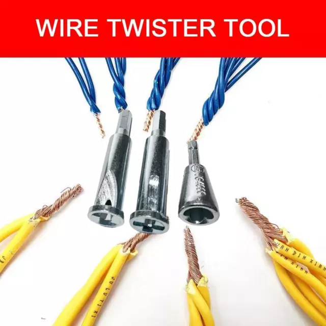 Wire Twisting Tools Quickly Twister Electrician Artifact Drill For Power Q2H2