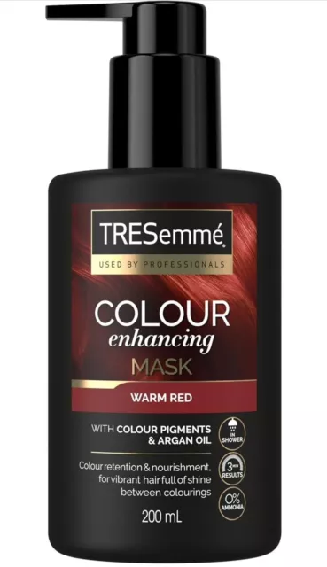 ⭐TRESemme Warm Red Colour Enhancing Hair Mask 200 ml (Pack of 1)  Free Shipping⭐