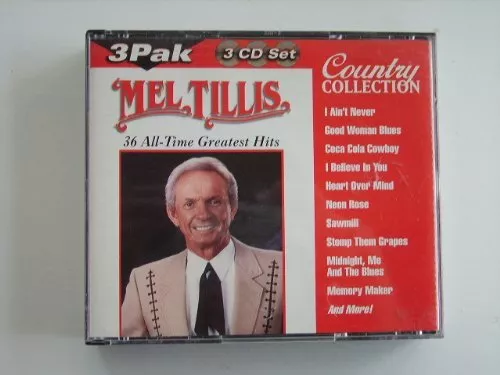 Mel Tillis 36 All-Time Greatest Hits Country Collection - Audio CD