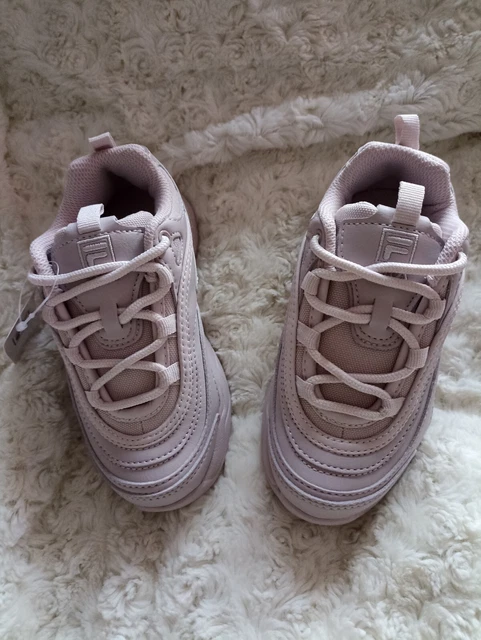 BNWT Girls Fila Ray H'violet Mono Trainers Size Uk 9 Infant RRP £35