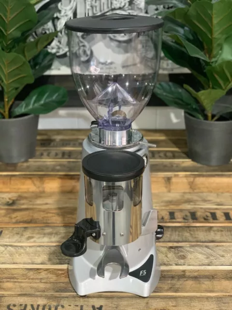 Fiorenzato F5 Automatic Silver Espresso Coffee Grinder Commercial Wholesale Cafe