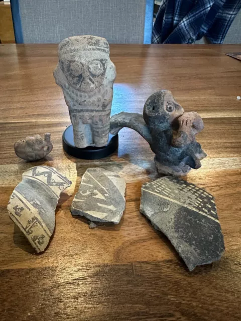 Prehistoric Pre-Columbian pottery collection